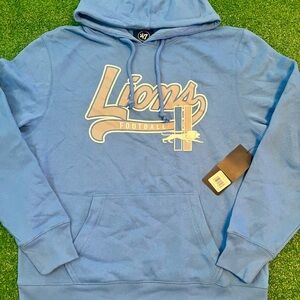 Detroit Lions Hoodie Men Size Large Sweatshirt On Field NFL Football NWT